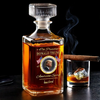 Crafted For Champions - US Patriotic Pride Glass Whiskey Bottle
