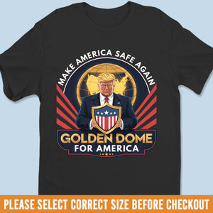 Glory Rises With The Dome - US Patriotic Pride Unisex T-shirt, Premium T-shirt, Hoodie