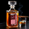 Sippin’ Freedom One Wave At A Time - US Patriotic Pride Glass Whiskey Decanter