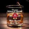 The Storm Didn’t Break This Man - US Patriotic Pride Whiskey Glass - Gift For Conservative Supporters