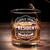Back in the Game, No Apologies - US Patriotic Pride Whiskey Glass - Gift For Conservative Supporters