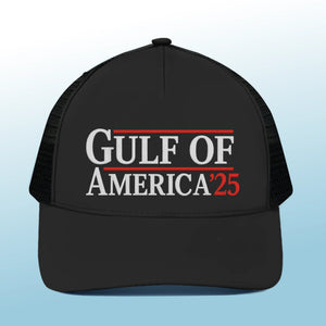 Gulf-Born, Freedom-Raised - US Patriotic Pride Mesh-back Baseball Cap, Baseball Trucker Cap