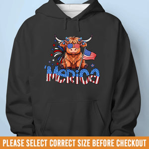 Born to Moo, Raised to Boom - US Patriotic Pride Unisex T-shirt, Premium T-shirt, Hoodie