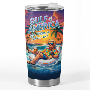 Red States, Blue Waves - US Patriotic Pride 20oz Tumbler