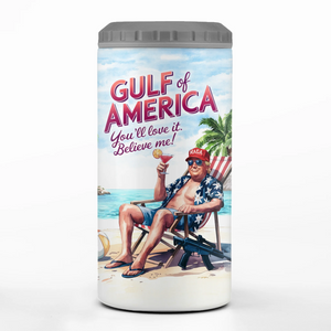 Make Margaritas, Not Marxism - US Patriotic Pride 4 In 1 Can Cooler Tumbler