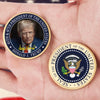Bold Then, Bolder Now - US Patriotic Pride Gold-Colored Coin