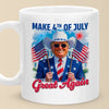 Republican State Mug - US Patriotic Pride 4th Of July, Gifts For Conservative Supporters - Built Different Since 1776