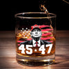 45 47 Republican State Whiskey Glass - US Patriotic Pride Gifts For Conservative Supporters, Wine, Bourbon, Whiskey Lovers - I Know Fireworks, I Know Freedom