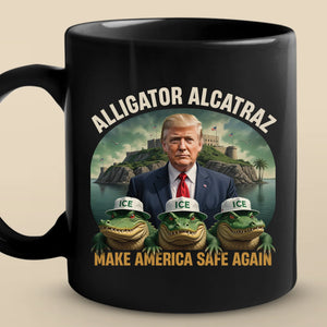 Republican State Black Mug - US Patriotic Pride Gifts For Conservative Supporters - Pray You Don't Get Sent South