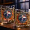 45 47 Republican State 11oz Whiskey Glass - US Patriotic Pride Gifts For Conservative Supporters - Statues Are Built After Storms