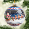 Republican State Acrylic Ornament - US Patriotic Pride, Christmas Gifts For Conservative Supporters - Stars, Stripes, And Sleigh Rides