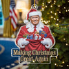 Republican State Acrylic Ornament - US Patriotic Pride, Christmas Gifts For Conservative Supporters - Ho Ho Hold The Line