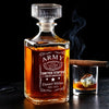 Republican State Custom Glass Whiskey Decanter, Whiskey Bottle - US Patriotic Pride Gifts For Conservative Supporters, Wine, Bourbon, Whiskey Lovers - United We Sip