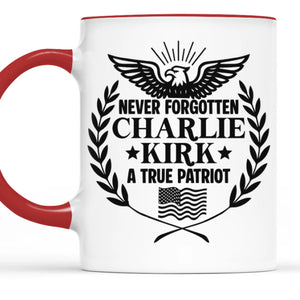 Republican State Accent Mug - US Patriotic Pride Gifts For Conservative Supporters, CK Legacy Edition - The Eagle Still Watches