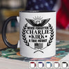 Republican State Accent Mug - US Patriotic Pride Gifts For Conservative Supporters, CK Legacy Edition - The Eagle Still Watches