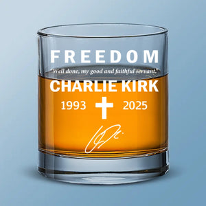 Republican State Whiskey Glass - US Patriotic Pride Gifts For Conservative Supporters, CK Legacy Edition, Wine, Bourbon, Whiskey Lovers - My Good And Faithful Servant