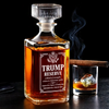 45 47 Republican State Glass Whiskey Decanter, Whiskey Bottle - US Patriotic Pride Gifts For Conservative Supporters, Wine, Bourbon, Whiskey Lovers - America Spirit