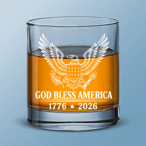 America 250 Anniversary - 45 47 Republican State Whiskey Glass - US Patriotic Pride Gifts For Conservative Supporters, Wine, Bourbon, Whiskey Lovers - For The True American