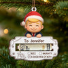 45 47 Republican State Money Holder Ornament - US Patriotic Pride Gifts For Conservative Supporters - Good Mix Of Nice And Naughty
