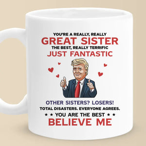 Republican State Mug - US Patriotic Pride Gifts For Conservative Supporters, Christmas Gift - Just Fantastic Sister