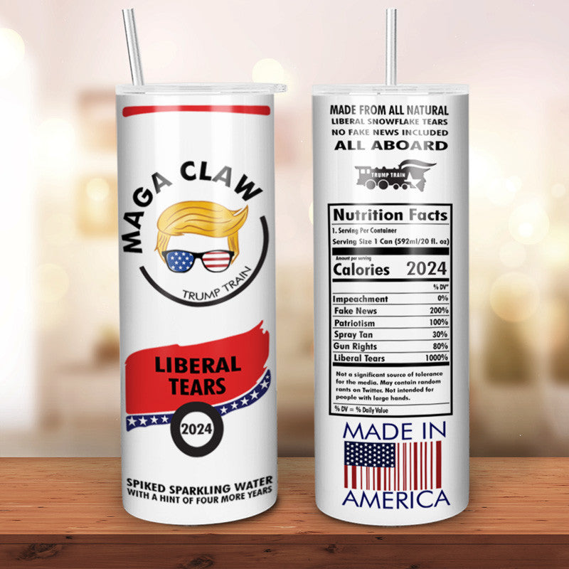 MAGA Claw, All Aboard Train - US Election Stainless Steel Tumbler