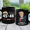 Funny Mug 2024 - 45 > 46 Black Mug