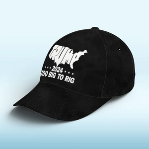 Too Big To Rig - Trump Hat, All Over Print Classic Cap