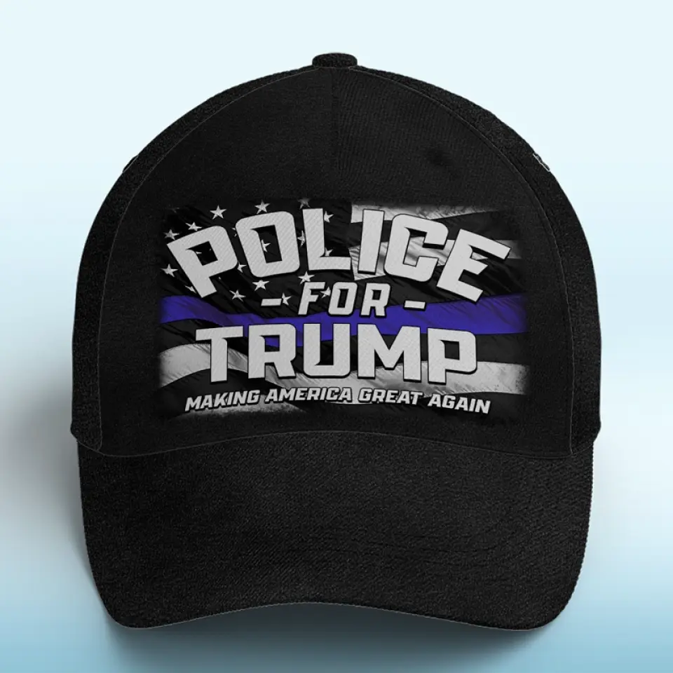 Police For Trump - Trump Hat, All Over Print Classic Cap