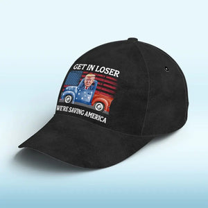 Get In Loser - Trump Hat, All Over Print Classic Cap