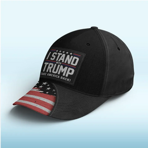 I Stand With Him - US Election Hat, All Over Print Classic Cap