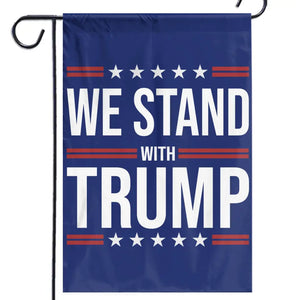 We Stand With Red Wave - US Election House Flag, Garden Flag