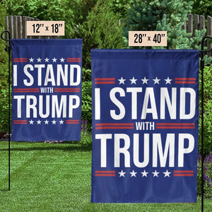 We Stand With Red Wave - US Election House Flag, Garden Flag