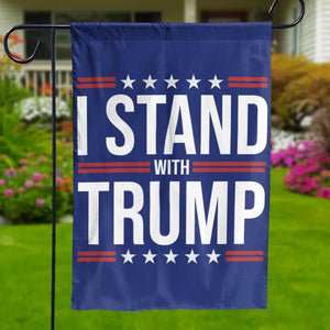 We Stand With Red Wave - US Election House Flag, Garden Flag