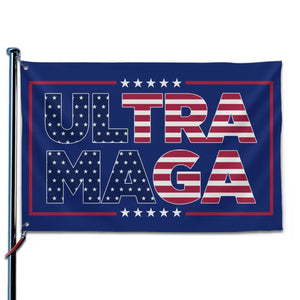 Ultra Maga - Trump US Election Horizontal House Flag