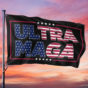 Ultra Maga - Trump US Election Horizontal House Flag