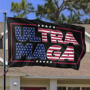 Ultra Maga - Trump US Election Horizontal House Flag