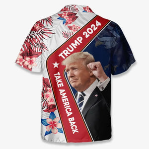 Make America Great Again - US Election Unisex Tropical Hawaiian Aloha Shirt - Summer Vacation Gift For Trump Supporters