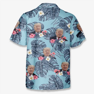 Let's Go On Vacation With Trump - US Election Unisex Tropical Hawaiian Aloha Shirt - Summer Vacation Gift For Trump Supporters