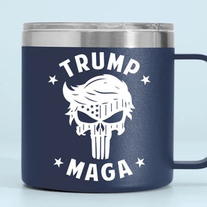 Trump MAGA - US Election 14oz Stainless Steel Tumbler With Handle