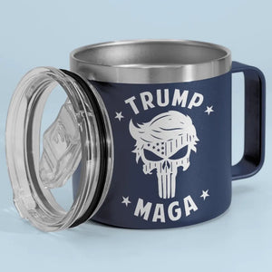 Trump MAGA - US Election 14oz Stainless Steel Tumbler With Handle