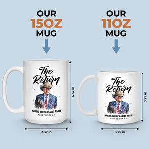 The Return Of Trump, MAGA Edition V2 - US Election Trump Mug