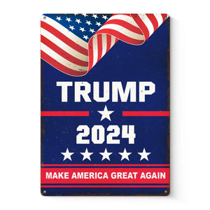 Take America Back - US Elections Home Decor Vertical Metal Sign For Trump Supporters