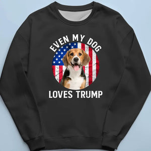 Custom Photo My Dogs Will Also Vote - US Election Unisex T-shirt, Hoodie, Sweatshirt