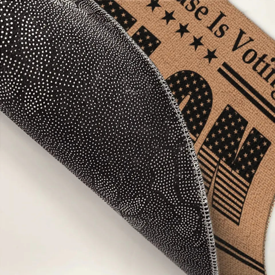 This House Is Voting Felon 2024 - US Elections Home Decor Decorative Mat, House Warming Gift Mat