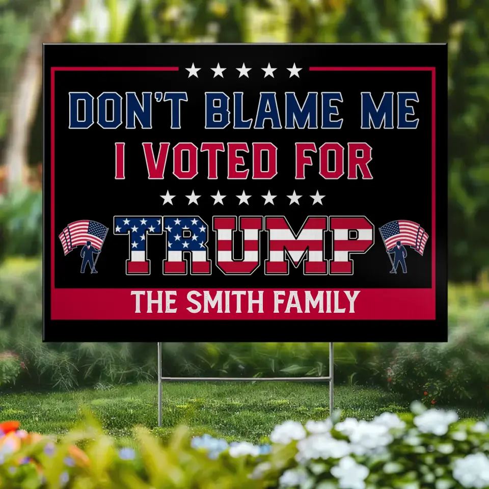 Take The Nation Back - US Elections Yard Sign, Decoration Gift For Conservative Supporters