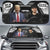 Custom Photo We're On The Way To The White House - US Elections Auto Windshield Sunshade, Car Window Protector - Gift For Trump Supporters