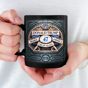 I Love Trump Because He Pisses Off All The People I Can't Stand - Trump Election Black Mug