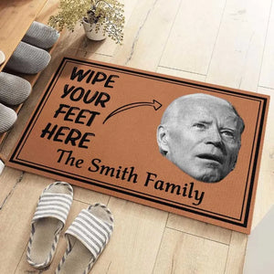 Wipe Your Feet And Vote For Trump - US Elections Home Decor Decorative Mat, House Warming Gift Mat