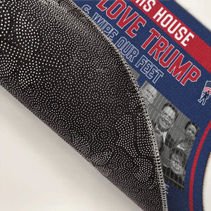 Lock Them Up And Vote For The Man - US Elections Home Decor Decorative Mat, House Warming Gift Mat