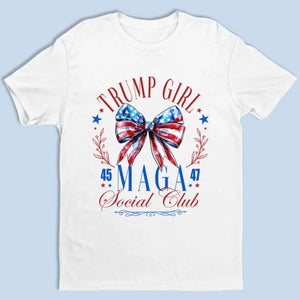 Welcome To MAGA 2024 Social Club - Trump Election Unisex T-shirt, Hoodie, Sweatshirt - Gift For Best Friends, BFF, Sisters